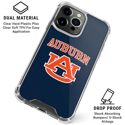 Auburn University AU iPhone 16 Pro Max Clear Case