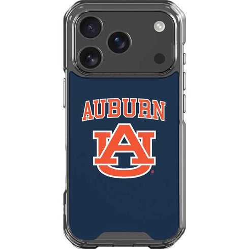 Auburn University AU iPhone 17 Pro Clear Case