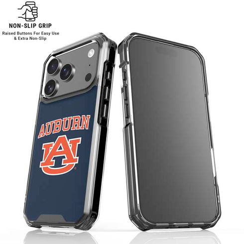 Auburn University AU iPhone 17 Pro Max Clear Case