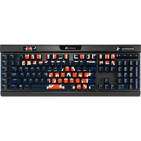Auburn University AU K95 RGB PLATINUM Mechanical Gaming Keyboard Skin