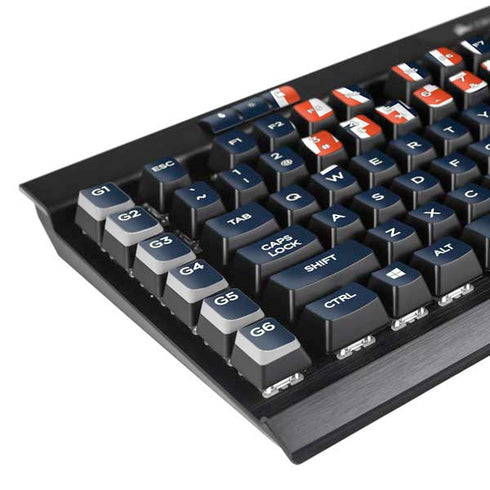 Auburn University AU K95 RGB PLATINUM Mechanical Gaming Keyboard Skin