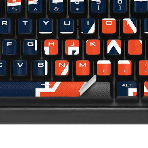 Auburn University AU K95 RGB PLATINUM Mechanical Gaming Keyboard Skin