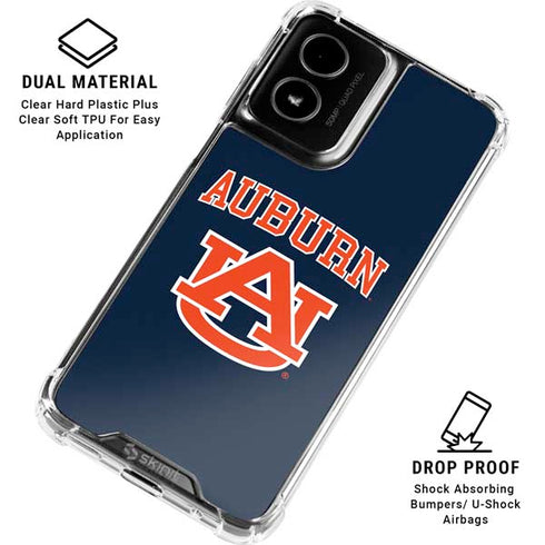 Auburn University AU Moto G Power 5G (2024) Clear Case