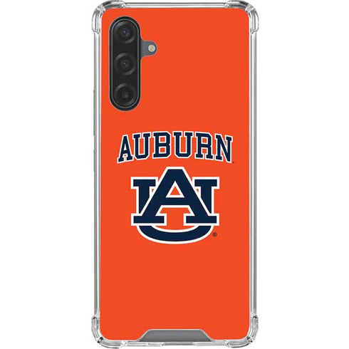 Auburn University AU Orange Galaxy A17 Clear Case