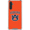 Auburn University AU Orange Galaxy A17 Clear Case