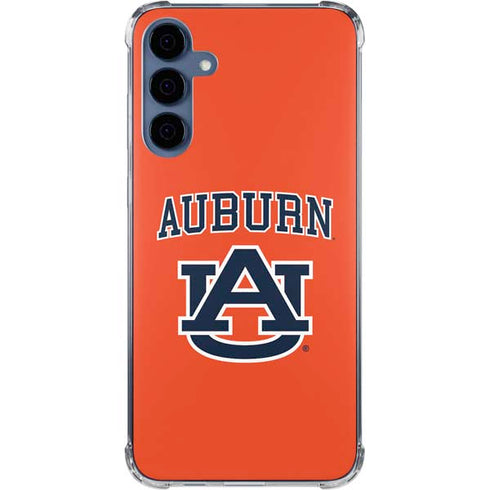 Auburn University AU Orange Galaxy A55 5G Clear Case