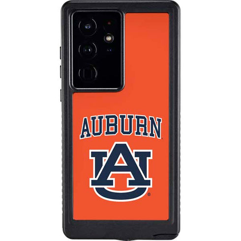 Auburn University AU Orange Galaxy S24 Ultra Waterproof Case