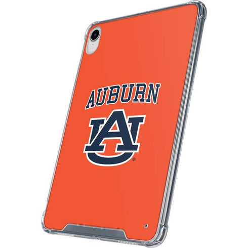 Auburn University AU Orange iPad 11th Gen (2025) Clear Case