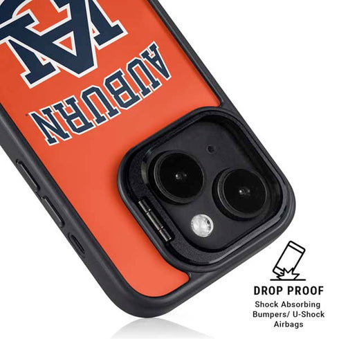 Auburn University AU Orange iPhone 14 Kickstand Case