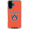 Auburn University AU Orange iPhone 16 Clear Case