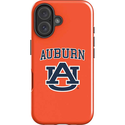 Auburn University AU Orange iPhone 16 Impact Case