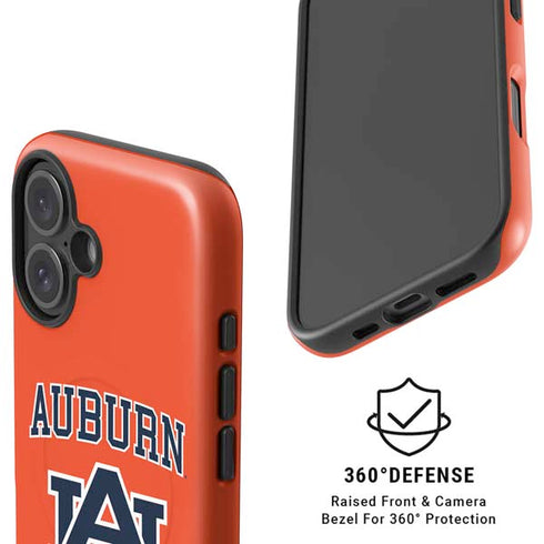Auburn University AU Orange iPhone 16 Magsafe Impact Case