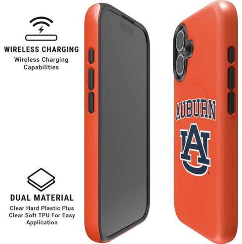 Auburn University AU Orange iPhone 16 Magsafe Impact Case