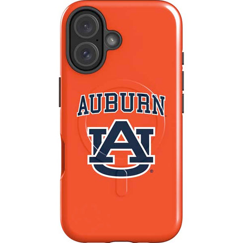 Auburn University AU Orange iPhone 16 Plus Magsafe Impact Case