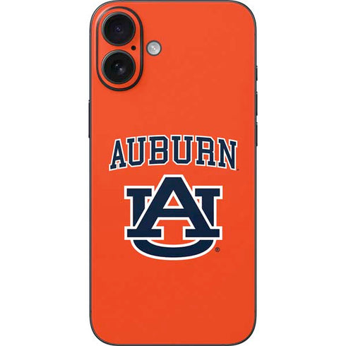 Auburn University AU Orange iPhone 16 Plus Skin