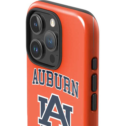 Auburn University AU Orange iPhone 16 Pro Impact Case
