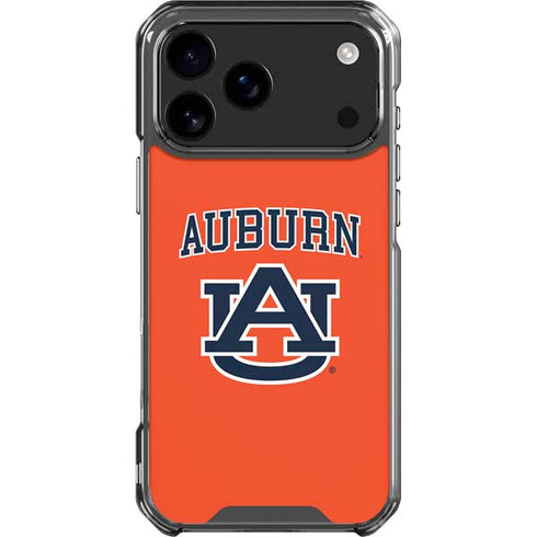 Auburn University AU Orange iPhone 18 Pro Max Clear Case