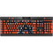 Auburn University AU Orange K95 RGB PLATINUM Mechanical Gaming Keyboard Skin