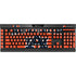 Auburn University AU Orange K95 RGB PLATINUM Mechanical Gaming Keyboard Skin
