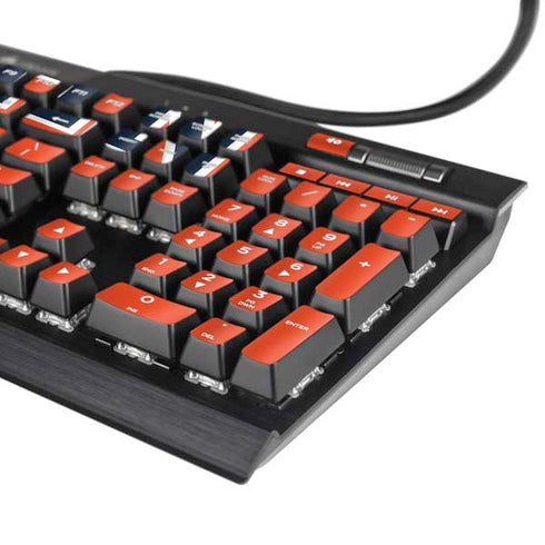 Auburn University AU Orange K95 RGB PLATINUM Mechanical Gaming Keyboard Skin