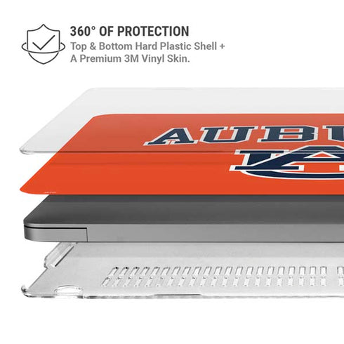 Auburn University AU Orange MacBook Cases