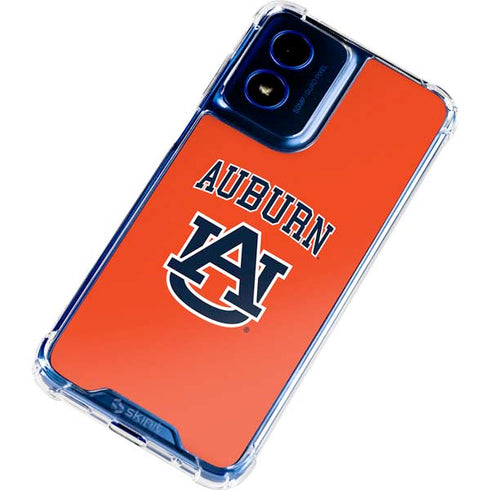 Auburn University AU Orange Moto G Play 4G (2024) Clear Case