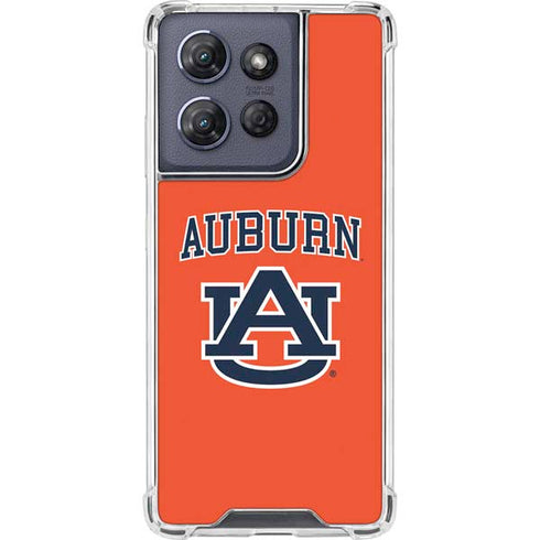 Auburn University AU Orange Moto G Play 5G (2025) Clear Case