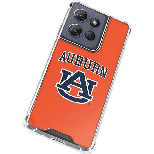 Auburn University AU Orange Moto G Stylus 5G (2025) Clear Case