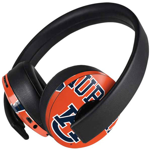Auburn University AU Orange PlayStation 4 Gold Wireless Headset Skin