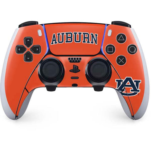 Auburn University AU Orange PS5 DualSense Edge Pro Controller Skin