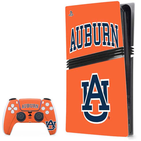 Auburn University AU Orange PlayStation PS5 Skins