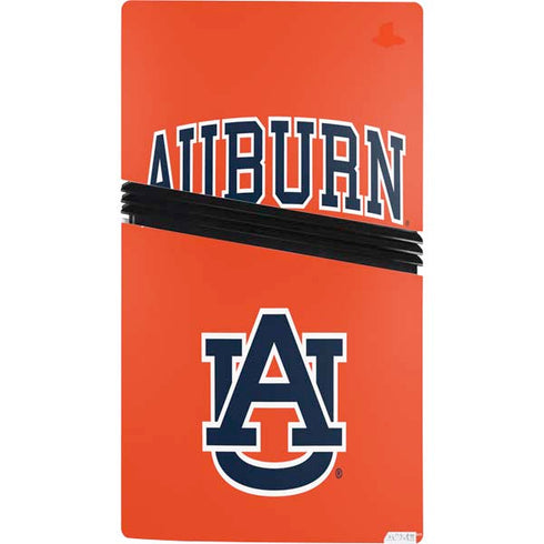 Auburn University AU Orange PS5 Pro Console Skin