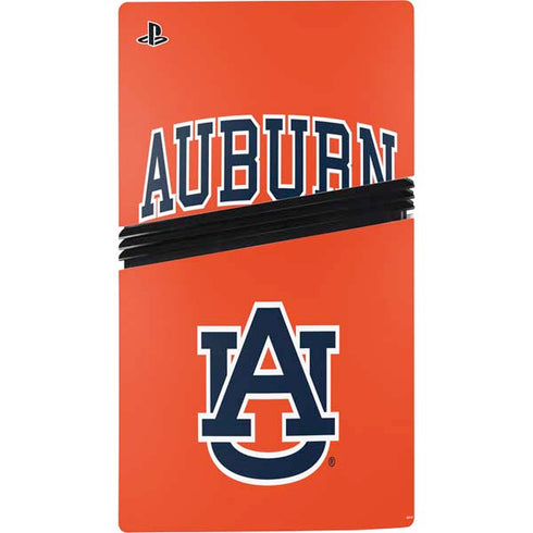 Auburn University AU Orange PS5 Pro Disk Bundle Skin