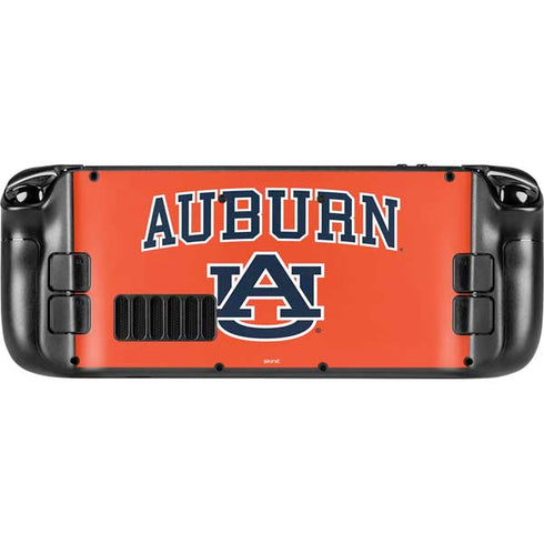 Auburn University AU Orange Steam Deck Handheld Gaming Computer Skin