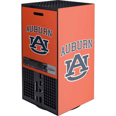 Auburn University AU Orange XBox Series X Digital Edition Console Skin