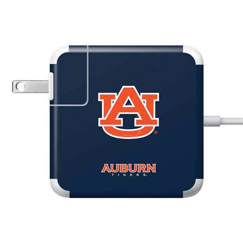 Auburn University Logo Blue 85W Power Adapter (15 and 17 inch MacBook Pro Charger) Skin