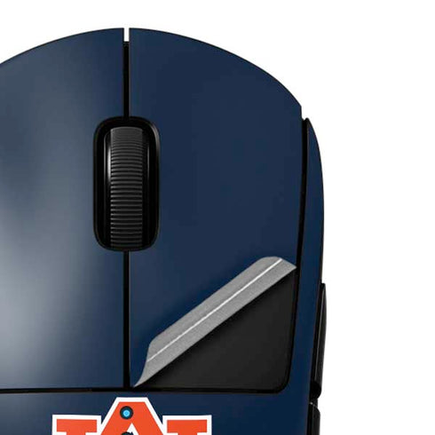 Auburn University Logo Blue G Pro Wireless Gaming Mouse Skin