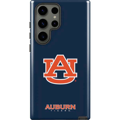 Auburn University Logo Blue Galaxy S23 Ultra Pro Case