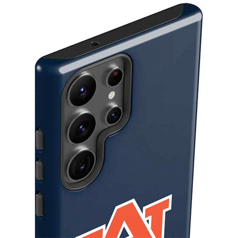 Auburn University Logo Blue Galaxy S23 Ultra Pro Case