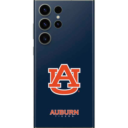 Auburn University Logo Blue Galaxy Skins
