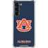 Auburn University Logo Blue Galaxy S24 FE Clear Case