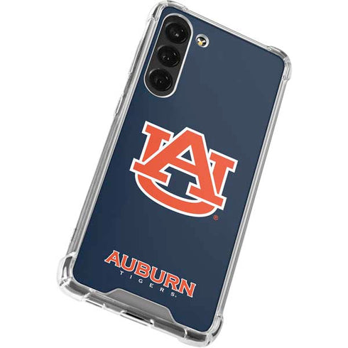 Auburn University Logo Blue Galaxy S24 FE Clear Case