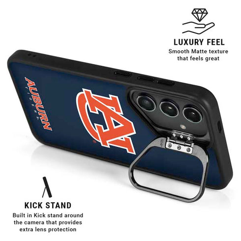 Auburn University Logo Blue Galaxy S24 Kickstand Case