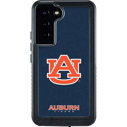 Auburn University Logo Blue Galaxy S24 Plus Waterproof Case