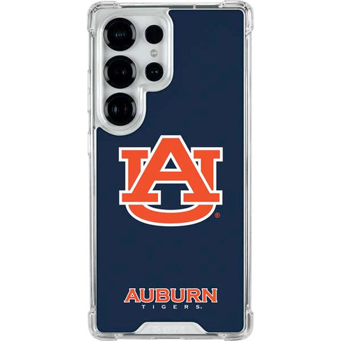 Auburn University Logo Blue Galaxy S26 Ultra Clear Case
