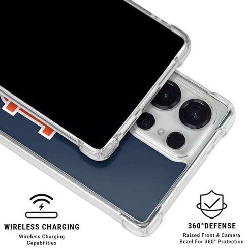 Auburn University Logo Blue Galaxy S26 Ultra Clear Case