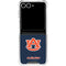 Auburn University Logo Blue Galaxy Z Flip7 Clear Case
