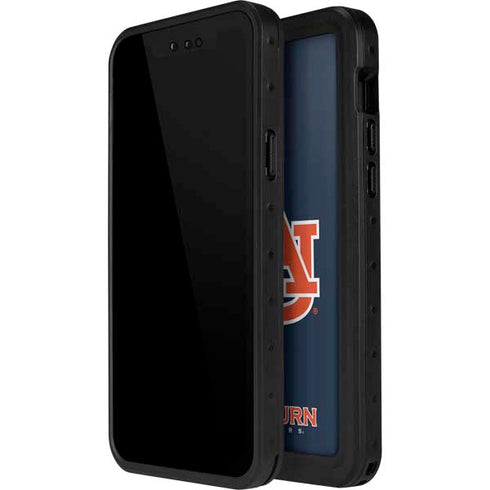 Auburn University Logo Blue iPhone 15 Plus Waterproof Case
