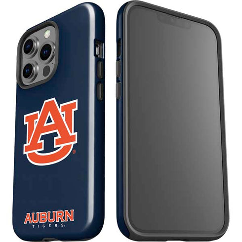 Auburn University Logo Blue iPhone 15 Pro Impact Case