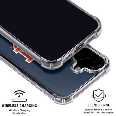 Auburn University Logo Blue iPhone 16 MagSafe Case